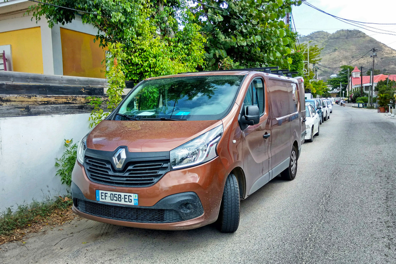 Renault work van in a lovely shade of brown